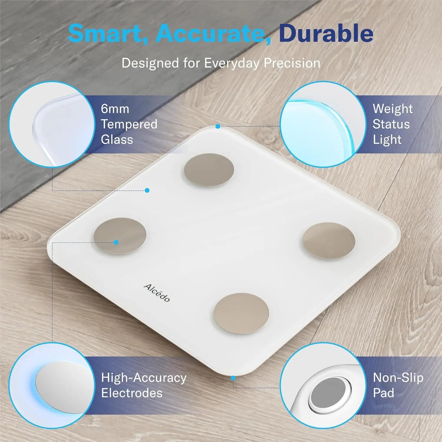 Alcedo GlowBody Smart Scale